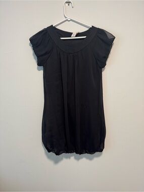 Poema Black Mini Dress